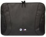 BMW Sleeve Bmw táska, 16 laptophoz, nylon, öko bőr, fekete (3666339091415)