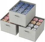 Lifewit 3 db-os tárolódoboz szett szekrényhez 43 x 33 x 24 cm (B0CZQM333)