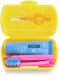 CURAPROX TravelSet Utazó készlet sárga - 1x ( Kiszerelés: 1x )