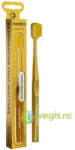 Nordics Periuta de Dinti Premium pentru Adulti 12000 Filamente, Super Soft, Auriu