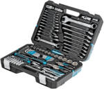 GROSS 78 részes 1/4"-1/2" racsnis szerszámkészlet, 120 fogas mechanizmus, CrV, kofferben (14148) - jooszerszam