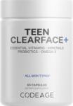 GNC Complex de multivitamine pentru adolescenti Teen Clearface CodeAge, 60 capsule, GNC