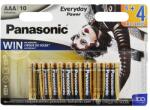 Panasonic EVERYDAY POWER szupertartós elem (AAA, LR03EPS, 1.5V, alkáli) 10db /csomag (LR03EPS-10BW6-4F) - bluedigital