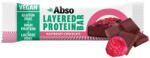 Abso Layered Protein Bar 50 g - Málnás - csokoládés ízű vegán fehérjeszelet