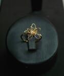Pink Dream Beauty Golden Bloom Ring - elegáns arany gyűrű virág formájú női ékszer mindennapi és alkalmi viseletre