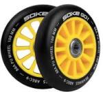 Soke Kerekek rollerhez 100 mm sárga 2 db