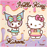 Hello Kitty Kuromi szalvéta 20 db-os 33x33 cm FSC