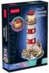 CubicFun Puzzle Cubic Fun Puzzle 3D Cubic Fun - Far, cu led, 72 piese (306-L540H) Puzzle