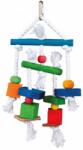 TRIXIE Colorful Bird Toy -Дървена, шарена играчка за папагали 24 см