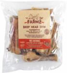 Duvoplus Farmz - Лакомство за кучета, кожа от телешки глави, 250 гр