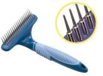 Camon Rotating teeth rake - eдноредов метален гребен тип гребло - ситни 37 зъбци за кучета