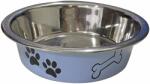 Anipro Paws No Slip - Метална неплъзгаща се купа за кучета, синя, 17 см, 800 мл