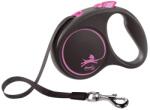 flexi Black Design L - Автоматичен повод за кучета 5м лента, до 50кг, розов