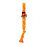 Rogz Scrubz Medium - Кучешка играчка , въже за дърпане 44 см. оранжев