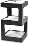 Freedog Rascador Balcony Negro - Катерушка сдраскало за коте с платформи за почивка, 34 x 34 x 60 см