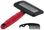 Ferplast Dog and cat slicker brush - Четка за кучета и котки за финно разресване на козината + гребен, 16 x 9, 8 x h 3, 3 см
