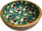 Croci Steel Bowls Mango Decal Toucan - Купа за храна и вода за домашни любимци , изработена от манго дърво 460 мл