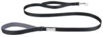 amiplay Lead Samba Large - Модерен повод за кучета с две дръжки за по-добър контрол, 150 см. / 2.5 см. - черен