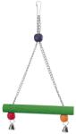 Ferplast Parrot toy- Дървена люлка за папагали със звънчета, 20 / 37 cм - ø 2, 3 cм