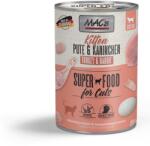 MAC's Kitten Chicken and Beef - Премиум консервирана храна за подрастващи котки, без зърно, с пуешко и заешко месо, 400 гр