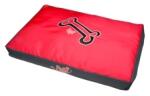 Rogz Flat Podz XL Red Bone -Меко легло/дюшече за кучета 12x86x129 см. черно-червен с кокалче