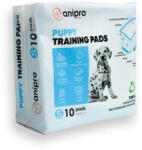 Anipro Puppy Pads Small - Хигиенни памперси/ подложки с пет слоя за бързо попиване, 45/ 30 см. - 10 броя