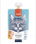 Wanpy Tasty Cat - Месна паста за котки с пилешко месо и морков, 90 гр