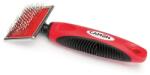Camon Slicker brush XL - Плъзгаща се четка за кучета и котки, с пластмасови щифтове, от неръждаема стомана, 12/8 см