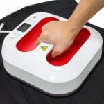 Influential Tech Hőnyomda, multifunkcionális, hordozható, ruhákhoz, pólókhoz és különféle tárgyakhoz, hőátadással, 23 x 23 cm, 1200W, 205 fok (ITS-37-V2)