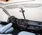 REMIS Ролетна щора за предно стъкло Ford Transit Custom от 2012 г. нататък сива (374180) - shop - 529,99 лв
