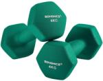 SONGMICS súlyzó készlet, 2 db-os súlyzó szett csúszásmentes matt felülettel 2 x 4 kg, zöld (SYL68GN)