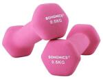 SONGMICS 2 db-os súlyzókészlet, 2 x 0, 5 kg-os csúszásmentes kézi súlyzók, pink (SYL61PK)