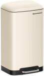 SONGMICS Pedálos szemetes, légmentes 30 literes szemetes, felhőfehér (LTB001A01)