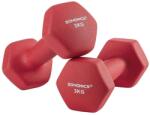 SONGMICS Súlyzókészlet, csúszásmenteskézi súlyzók matt felülettel, piros (SYL66RD)