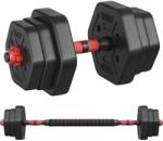 SONGMICS súlyzó készlet összekötő rúddal 20kg (SYL300B01)