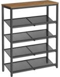 VASAGLE 5 szintes cipőtartó állvány 30×75×93 cm (LBS038K01)