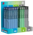ICO Grafitceruza display ICO Süni háromszög HB, B, 2B dark pasztell 184 darabos