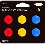 GRAND Táblamágnes GRAND 20mm 6 darabos vegyes színű