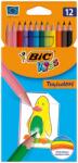 BIC Színes ceruza BIC Kids Tropicolors hatszögletű 12 darabos