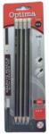 Optima Grafitceruza OPTIMA HB hatszögletű radíros 4 darabos