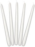 PartyDeco Pearl metal taper candle 24 cm