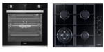 Samus Pachet Samus ONL32 Cuptor incorporabil Samus SCE828GCF3D, 80 l, 2500 W, 8 functii, Clasa A, Gatire 3D, Grill, Ventilator, Timer digital + Plita incorporabila Samus PSG-64SG4, 4 Arzatoare, Aprindere e 