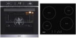 Samus Pachet Samus ONL40 Cuptor incorporabil Samus SC625GDX5, Electric, 75 L, 5 functii (Negru/Inox) + Plita incorporabila Samus PSI-64BG8, Inductie, 4 Zone de gatit, Negru (PACHET SAMUS-ONL40)