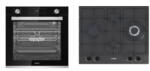 Samus Pachet Samus ONL48 Cuptor incorporabil Samus SCE827GCF, 80 l, 2500 W, 7 Functii, Clasa energetica A, Timer digital, Grill electric, Ventilator, Curatare catalitica (Negru) + Plita incorporabila SAMUS 