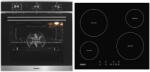 Samus Pachet Samus ONL44 Cuptor incorporabil Samus SC628GX9, 2800 W, 75 l, 9 Functii, Grill, Clasa A (Negru/Inox) + Plita incorporabila Samus PSI-64BG8, Inductie, 4 Zone de gatit, Negru (PACHET SAMUS-ONL44)