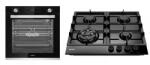 Samus Pachet Samus ONL47 Cuptor incorporabil Samus SCE827GCF, 80 l, 2500 W, 7 Functii, Clasa energetica A, Timer digital, Grill electric, Ventilator, Curatare catalitica, Negru+Plita incorporabila Samus PS 