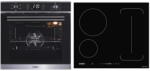 Samus Pachet Samus ONL39 Cuptor incorporabil Samus SC625GDX5, Electric, 75 L, 5 functii (Negru/Inox) + Plita incorporabila Samus PSI-64BG9, Inductie, 7000 W, 3 Zone de gatit, Negru (PACHET SAMUS-ONL39)
