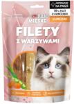 Pan Mięsko PAN MIĘSKO Gustare pentru pisici, fileuri de pui cu legume 100 g