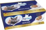 PreVital Mousse Adult macskakonzerv válogatás - marha, csirke, tonhal, lazac 12 x 85 g
