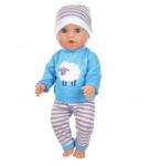 ProCart Papusa Procart Papusa interactiva care face pipi farfurie olita suzeta pampers inaltime 45 cm 3 ani+ (BL231J) Papusa